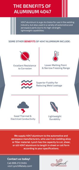 infographic benefits of aluminum alloy 4047